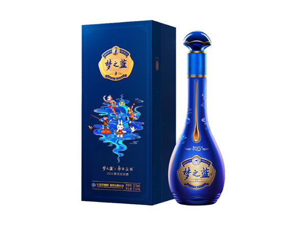 唐山回收梦之蓝×上美影 2023联名纪念酒