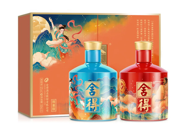 唐山舍得酒回收艺术·舍得（追天者 夸父+嫦娥）