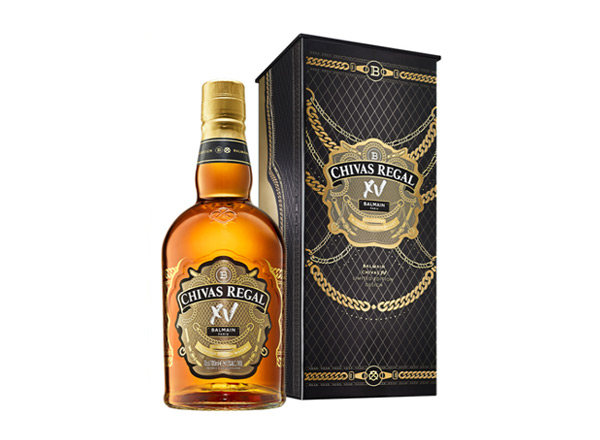 唐山芝华士15年回收Chivas Regal XV Balmain巴尔曼联名限定版700ml苏格兰调配型威士忌洋酒