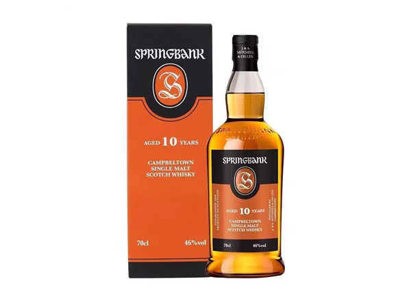 唐山收购云顶10年威士忌SpringBank云顶10年700ml回收洋酒行货