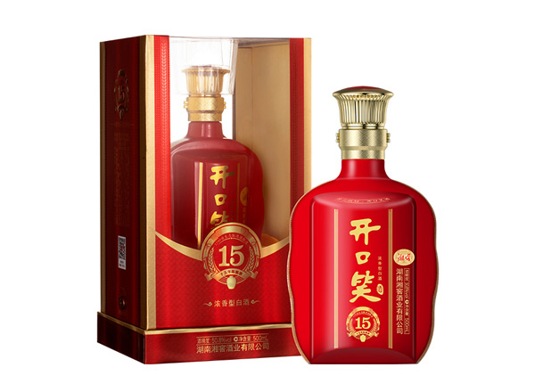 唐山湘窖开口笑15陈酿16回收开口笑酒十五年陈酿酒开口笑15大喜版上门收购价格高