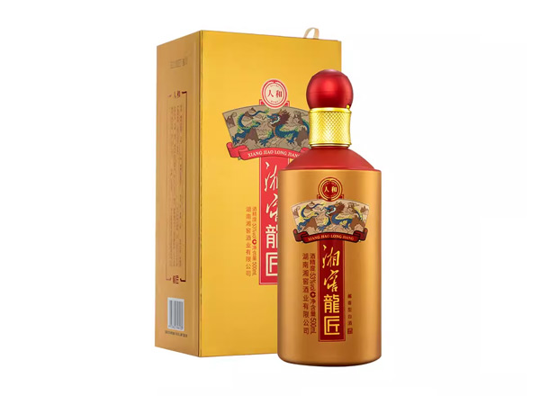 唐山回收湘窖龍匠人和酱香型白酒53度500ml礼盒湘窖酒龙匠人和收购