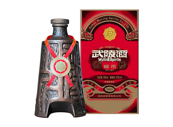 唐山回收武陵酒裤币53度酱香型白酒500ml/1L礼盒装裤币武陵酒收购