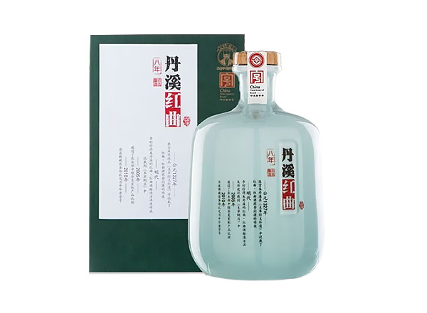 唐山丹溪黄酒回收丹溪8年红曲黄酒750mL 2瓶礼盒装