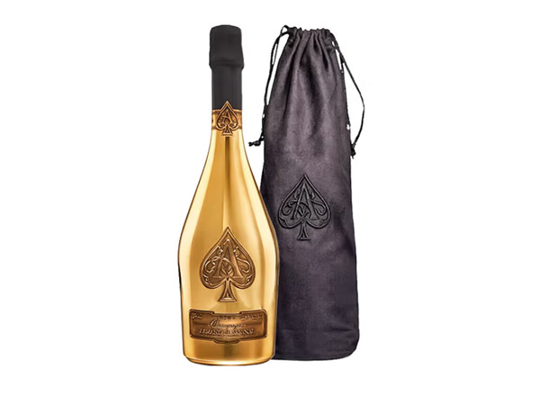唐山黑桃A香槟回收黑桃A黄金香槟金色瓶Armand de Brignac Brut